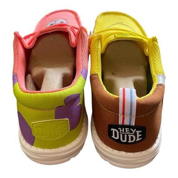 Hey DUDE WALLY Funk SpongeBob Patrick Slip On Shoes Loafer Men’s Size 13 W11 NEW - Picture 3 of 9